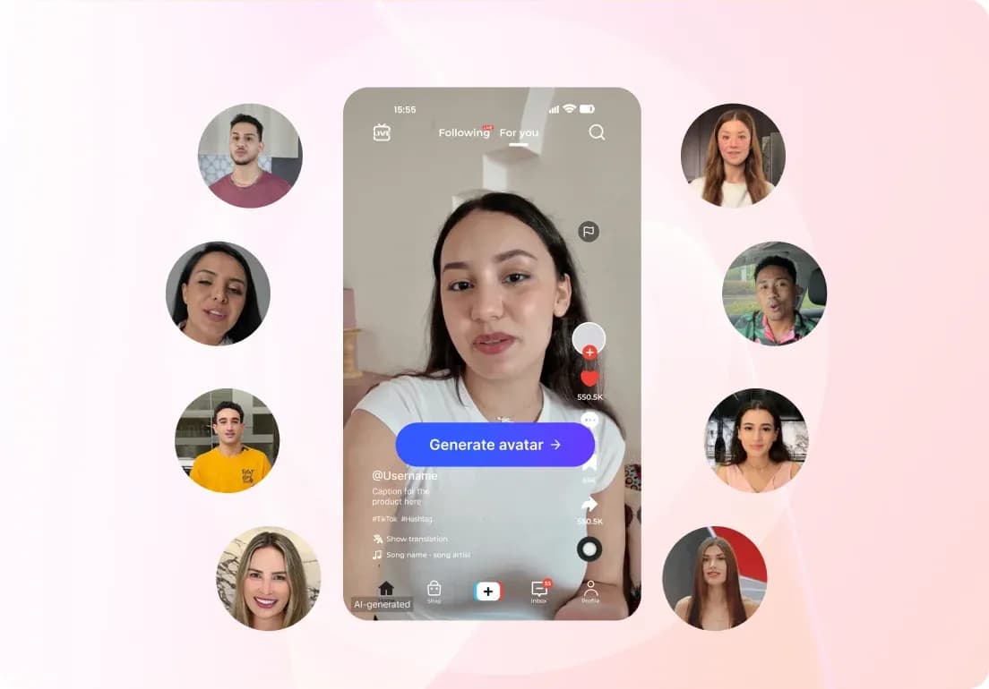 AI Avatars tool for Instagram spokesperson ads