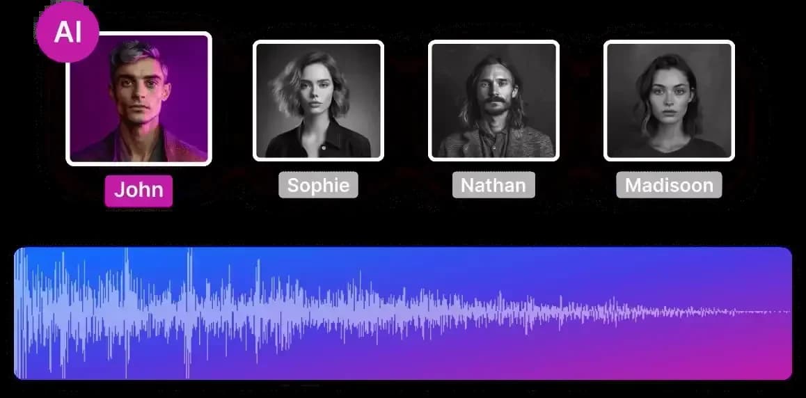 Avatar and voice selection in Smart Edit — avatar overlay
