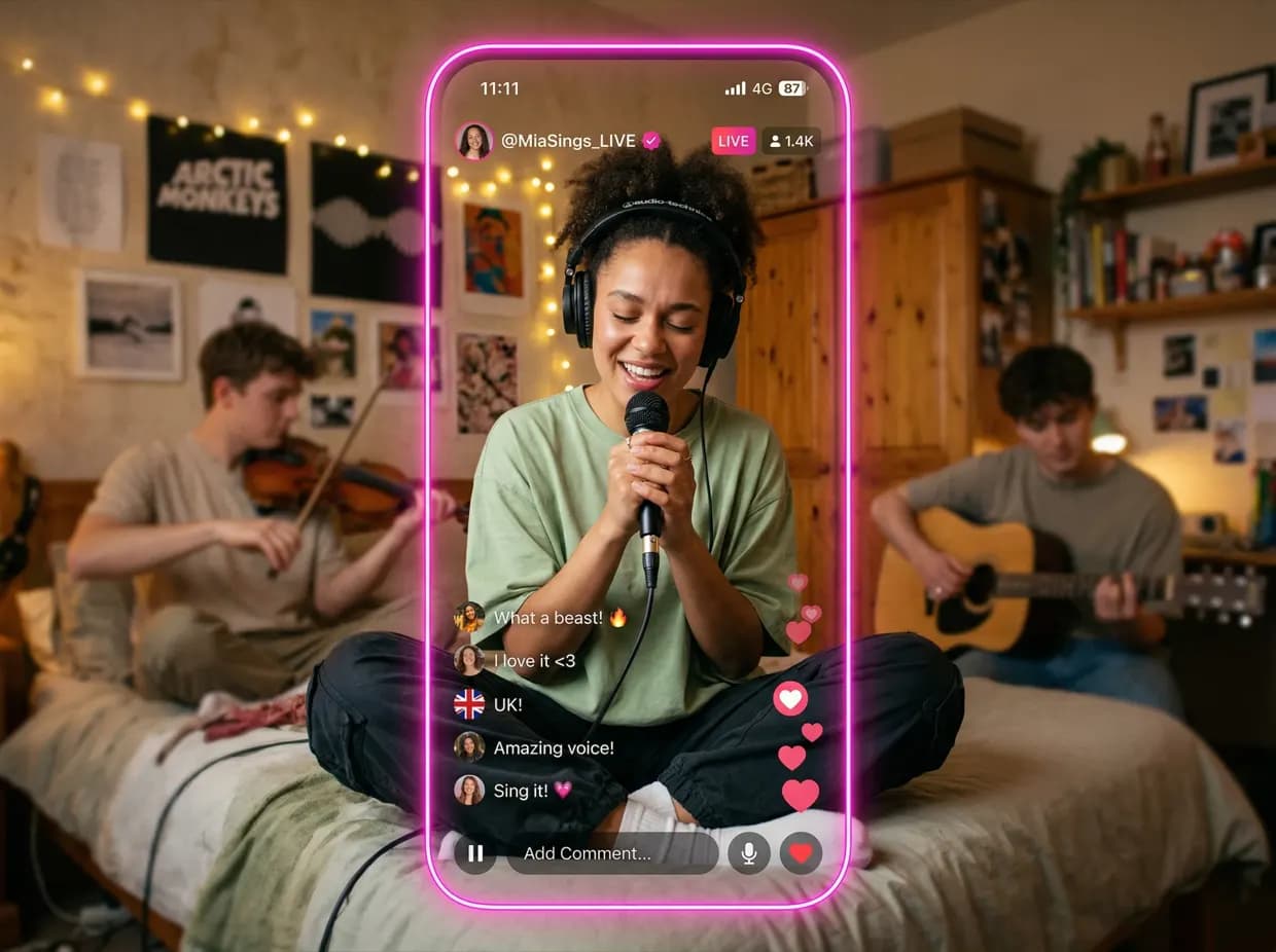 TikTok video generation from a creative concept