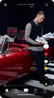 TikTok ad preview with lifestyle product content