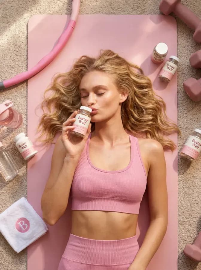 Pinterest pin preview with fitness lifestyle content