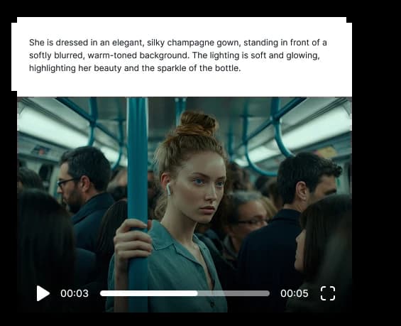 VidAU script builder interface with generated video preview