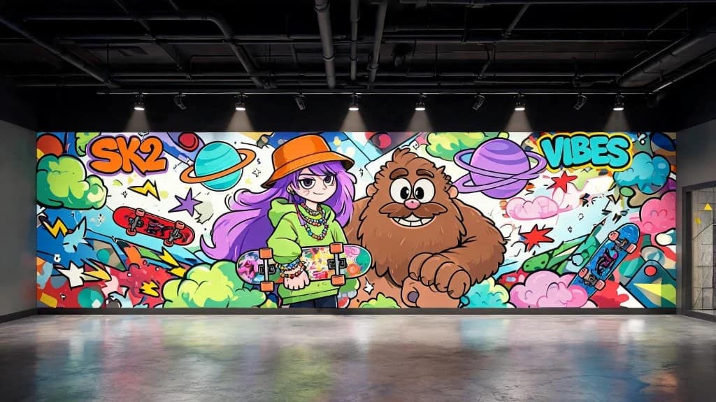 Try a Graffiti Style That Fits Your Idea