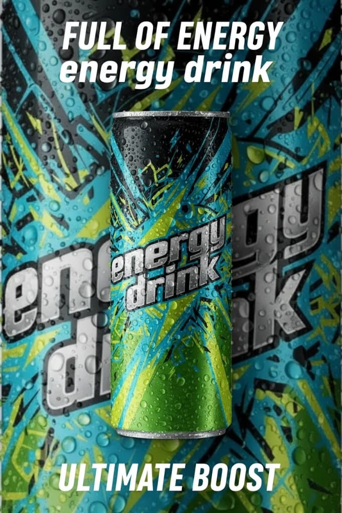 Energy Drink Ad template preview