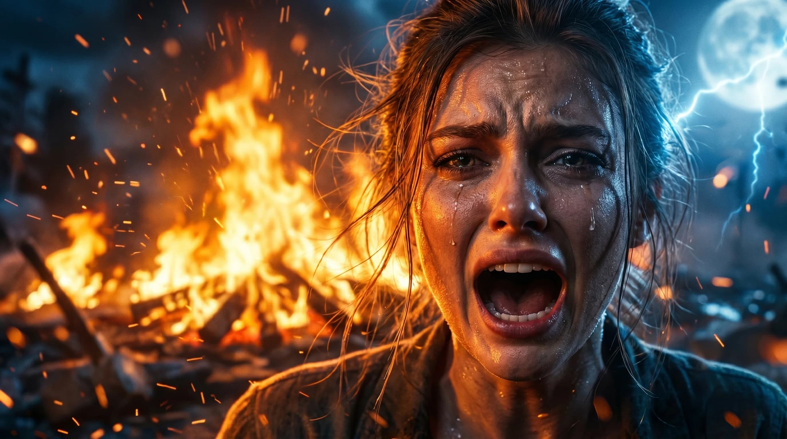 Cinematic portrait demonstrating chain-of-thought visual reasoning with Seedream 5.0