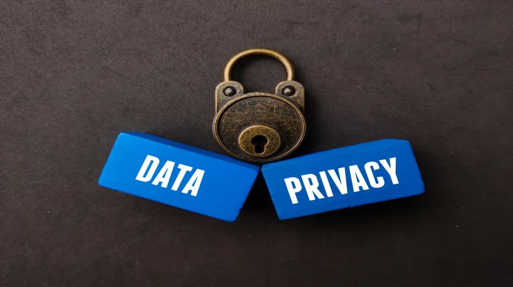 Data privacy blocks illustrating secure handling and accountability