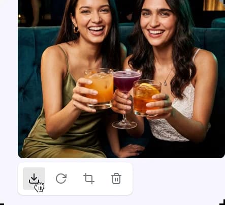 Generated Kling 2.5 preview with download and edit actions