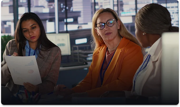 Agency team collaborating