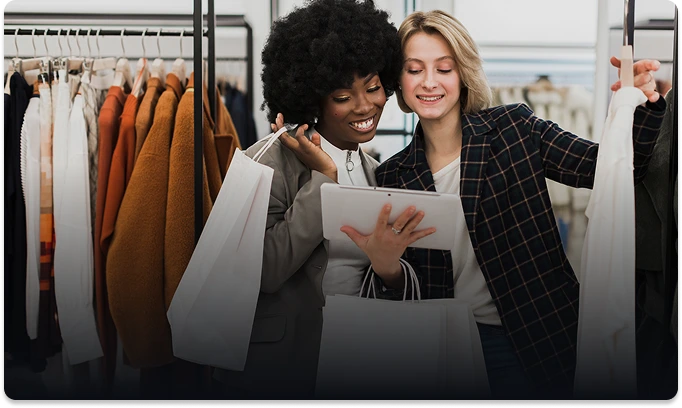 E-commerce team reviewing content