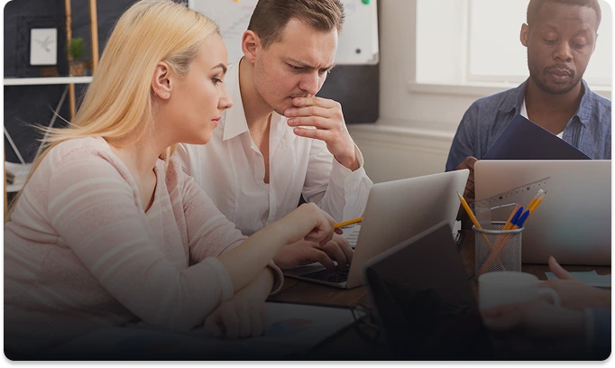 Performance marketer working