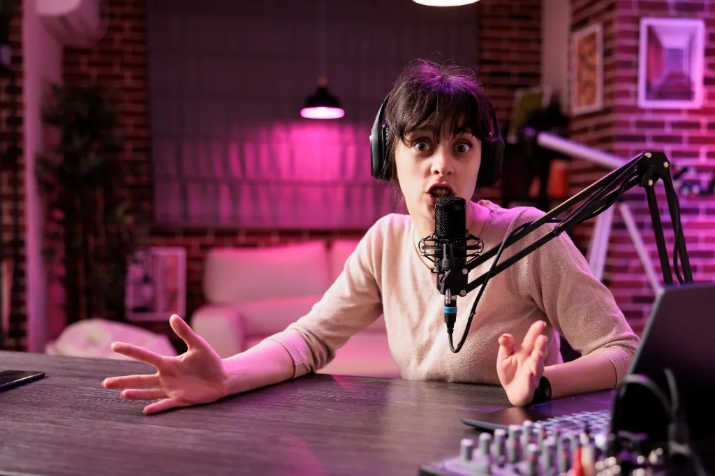 Creator recording content