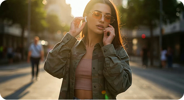 Cinematic framing and intelligent shot composition in generated video