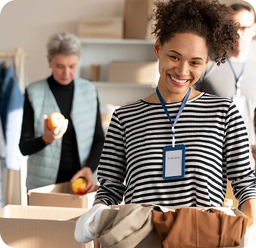 Happy creative professional