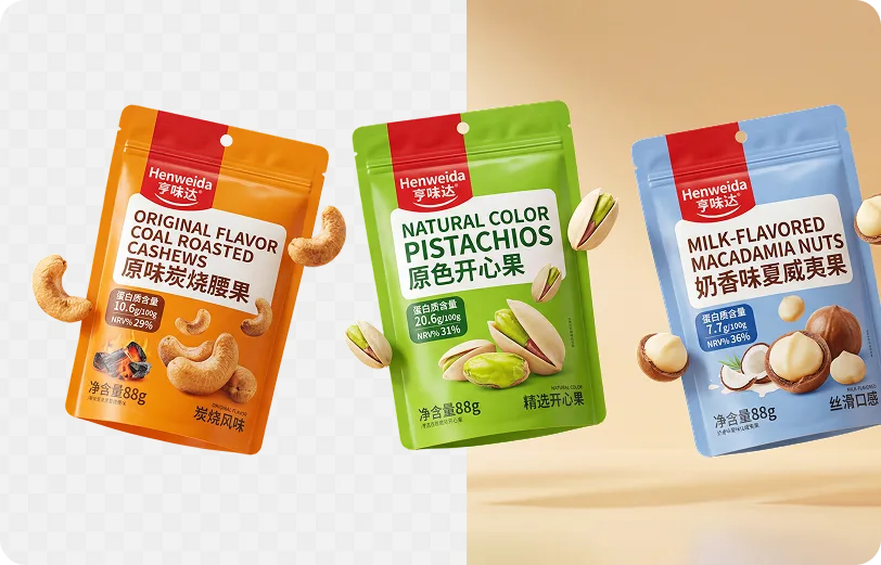 Before and after — people and products