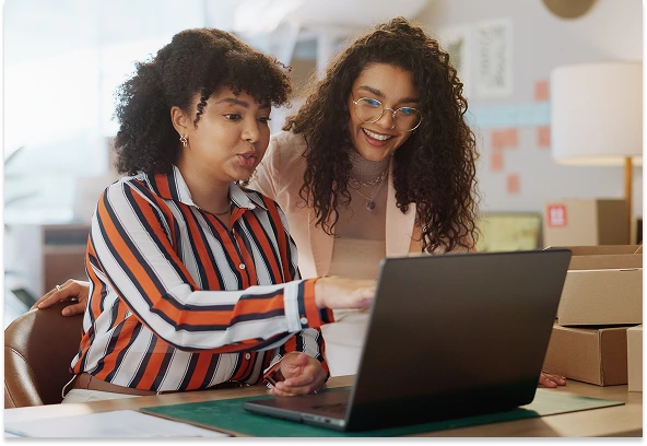 E-commerce team reviewing content