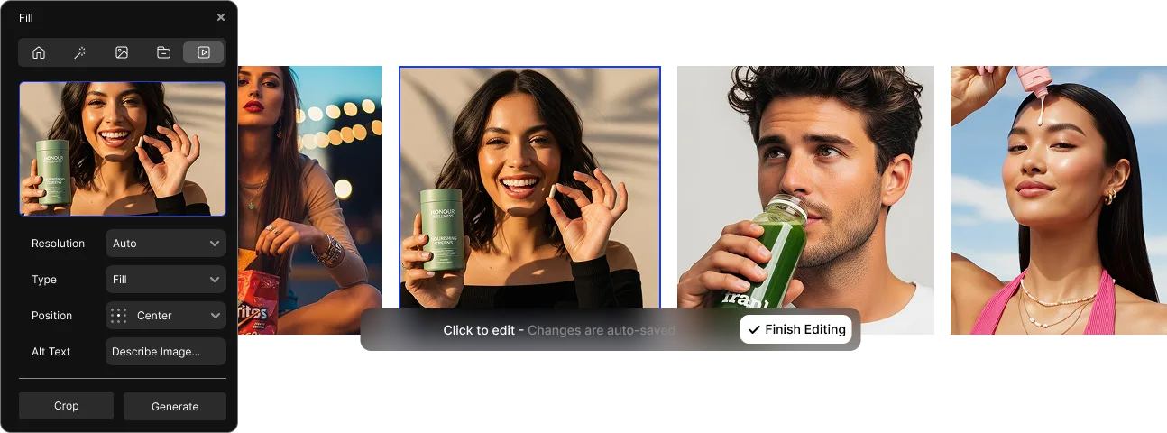 Try different hooks visuals and CTAs