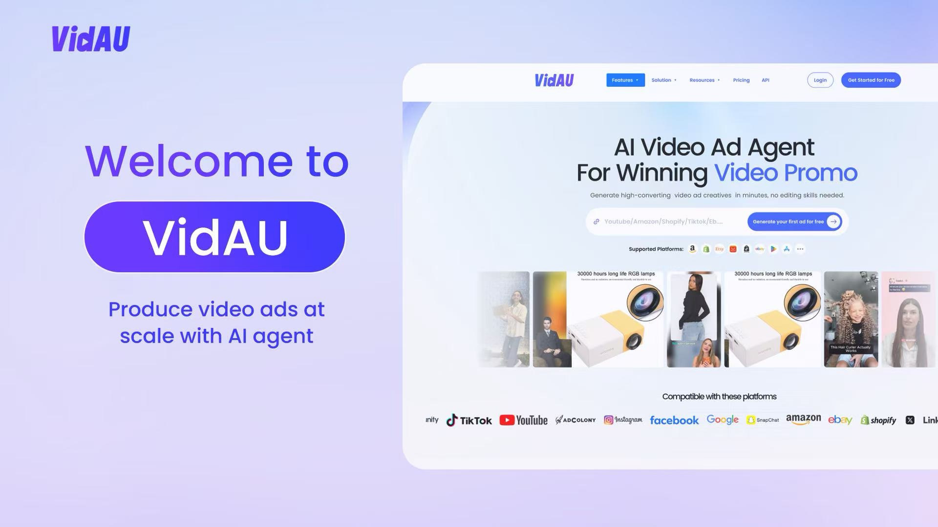 VidAU — AI Video Ad Generator | Create High-Converting Ads in Minutes
