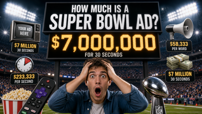 The $7 Million Gamble: How Much Is a Super Bowl Ad in 2026?