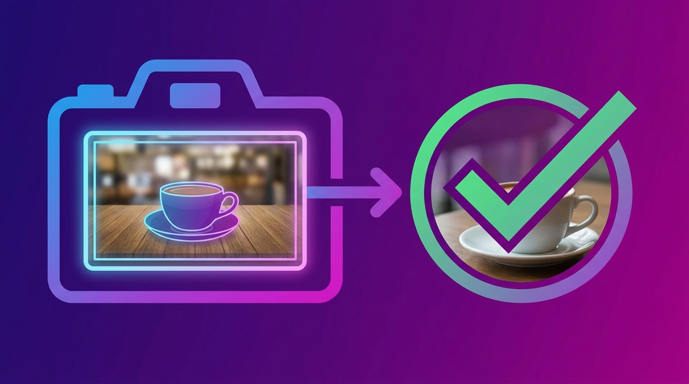Product lifestyle image being generated with a checkmark verifying accuracy