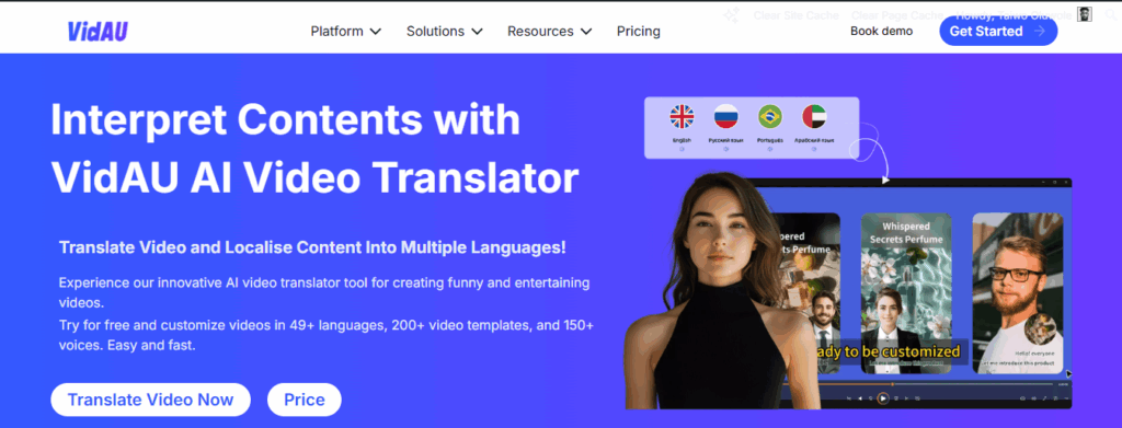 Speech Translator – VidAU.ai VidAU AI speech translator