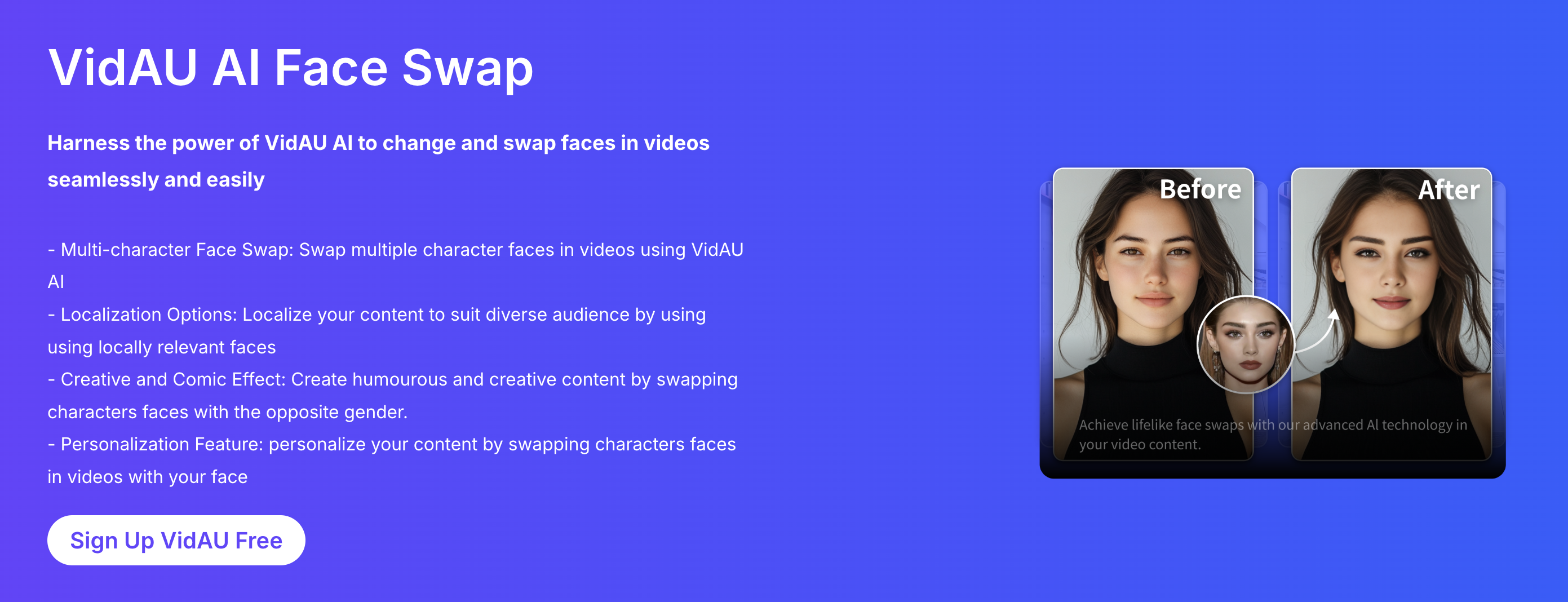 Facewsap online – VidAU.ai Face swap Video Online Free