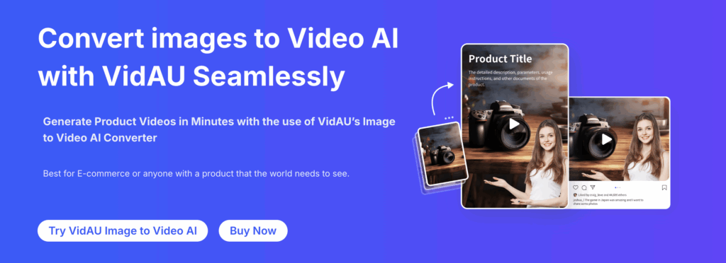 AI Image to video generator – VidAU.ai image to video ai