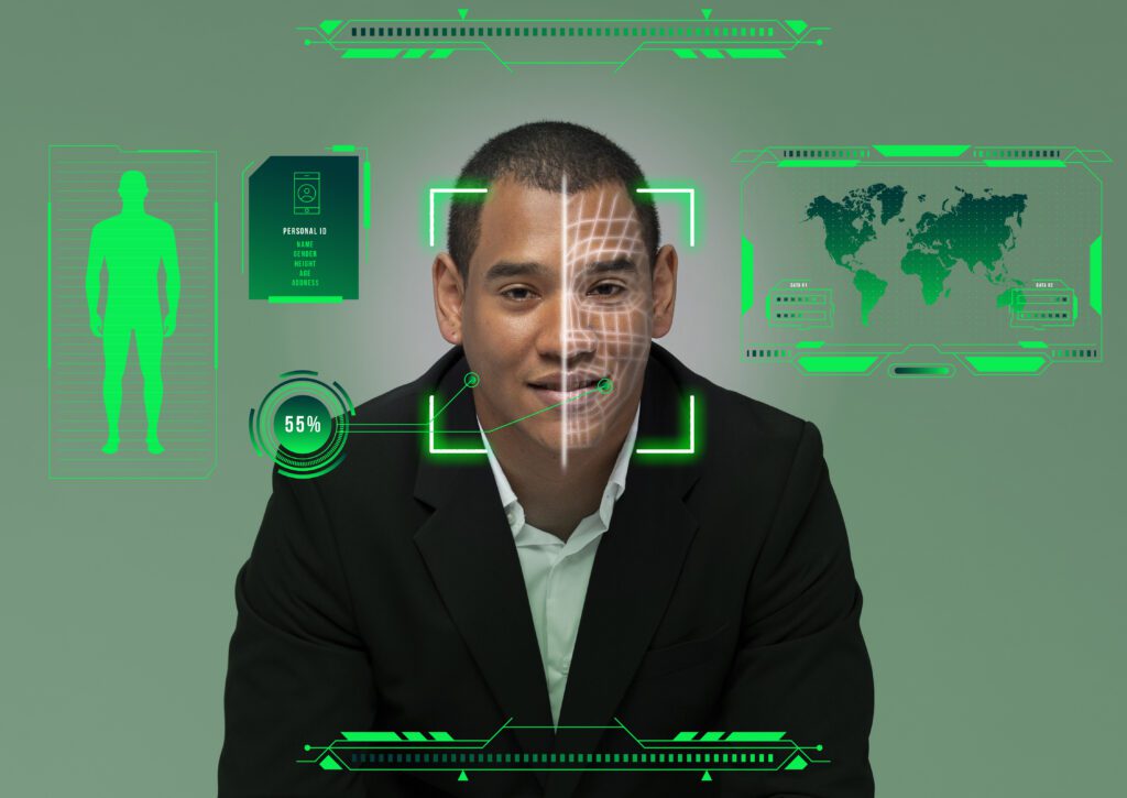 face recognition personal identification collage 1 Best AI video generator with human avatar