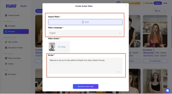 High impact 2 edit the avatar precisely for YouTube shorts