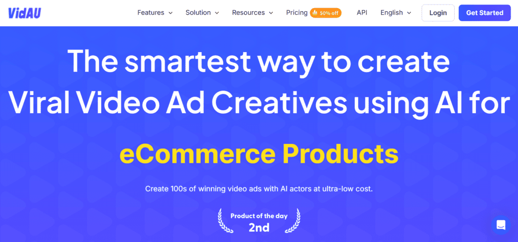 VidAU Home Page New – VidAU.ai VidAU AI YouTube video maker