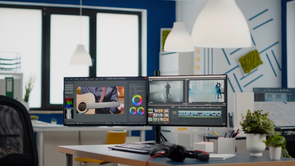 Studio setup A digital creator studio