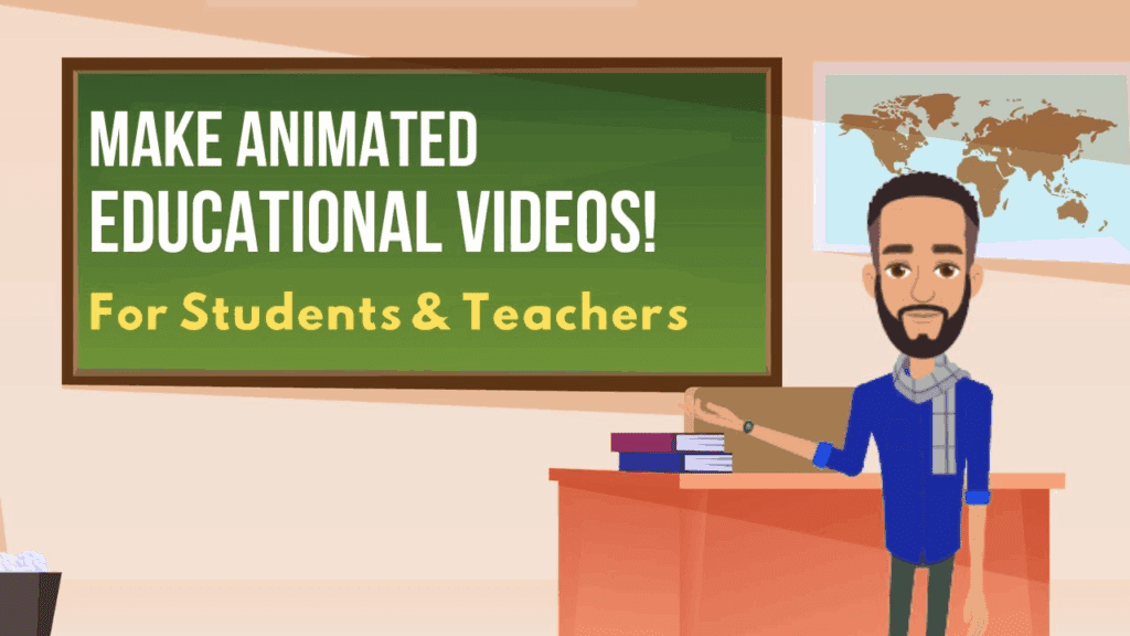 Male teacher in classroom – VidAU.ai Understanding AI Educational Video Makers