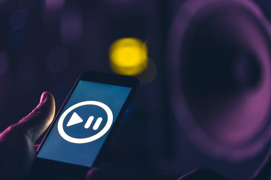 youtube mp3 converter – VidAU.ai YouTube or MP3 player on a phone