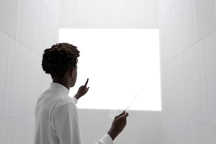 white screen
