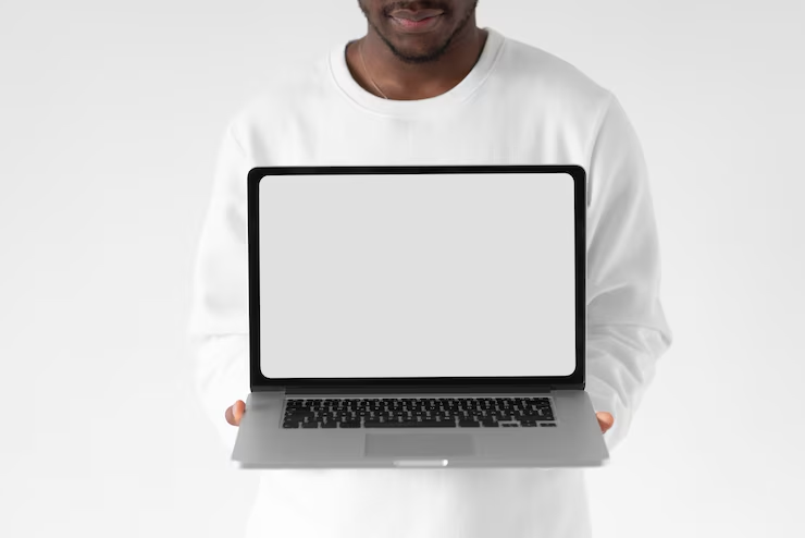 white screen
