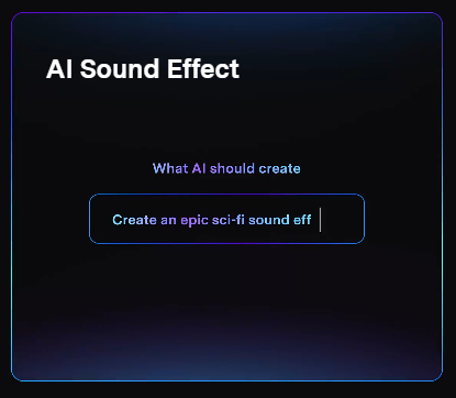 Screenshot 2025-05-06 153707 – VidAU.ai AI sound effect generator