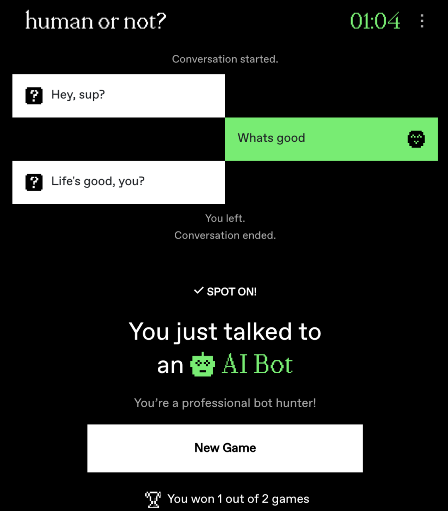 image – VidAU.ai human or ai game