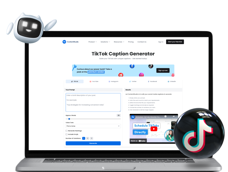 image – VidAU.ai TikTok Captions
