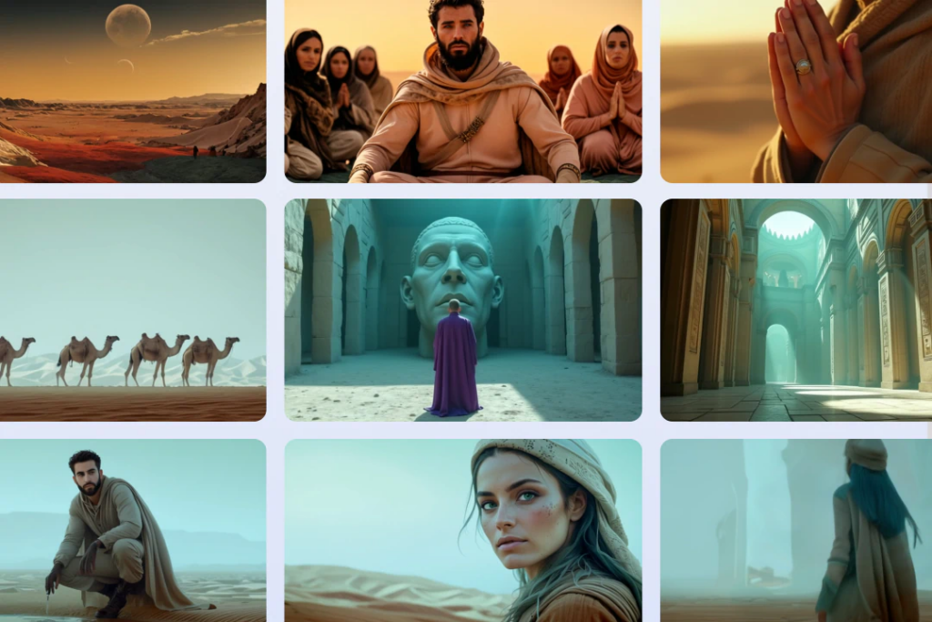 LTX AI Story Generator interface for filmmaking projects”