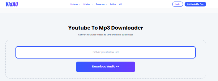 image – VidAU.ai youtube to mp3 downloader_A soundwave transforming into a dynamic video inside the VidAU editor.