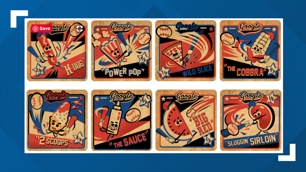 Google Doodle Baseball