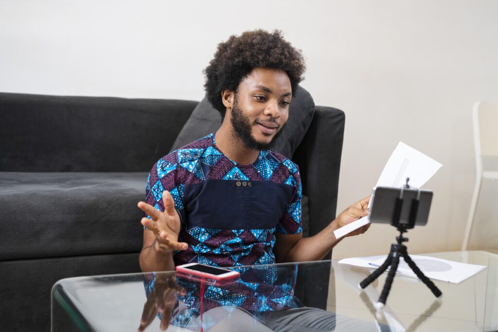 business-man-working-from-home how to get youtube video script