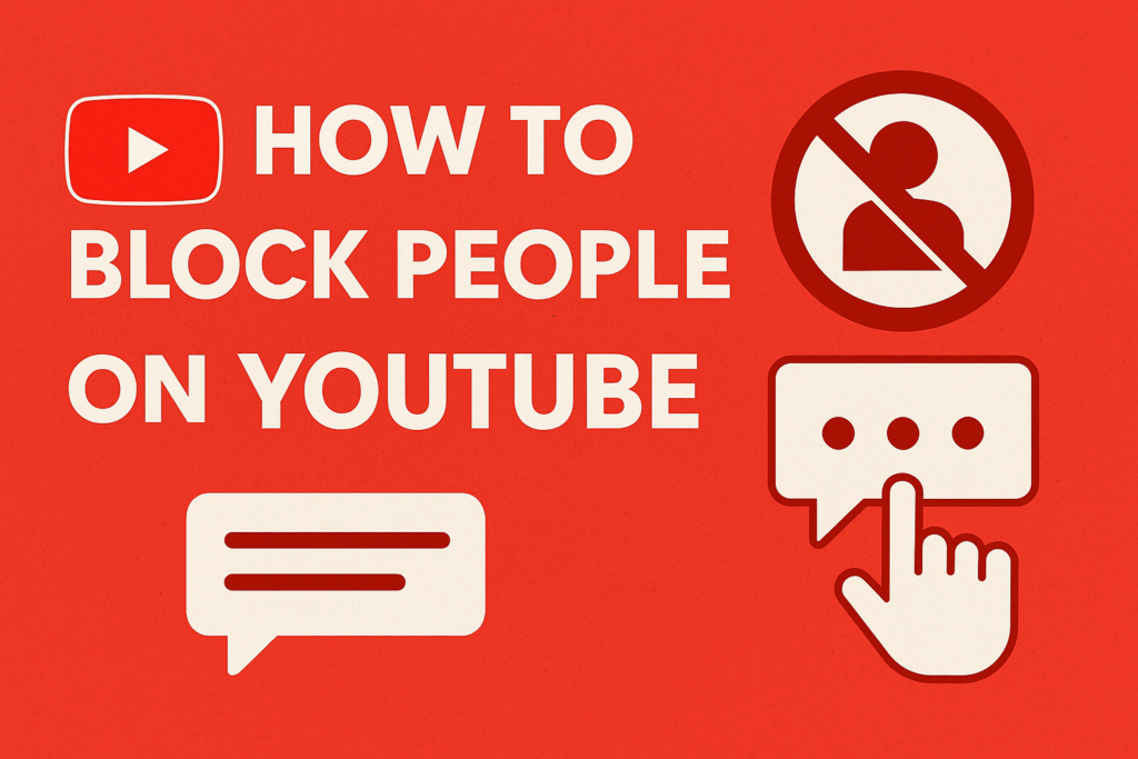 How to block people on YouTube