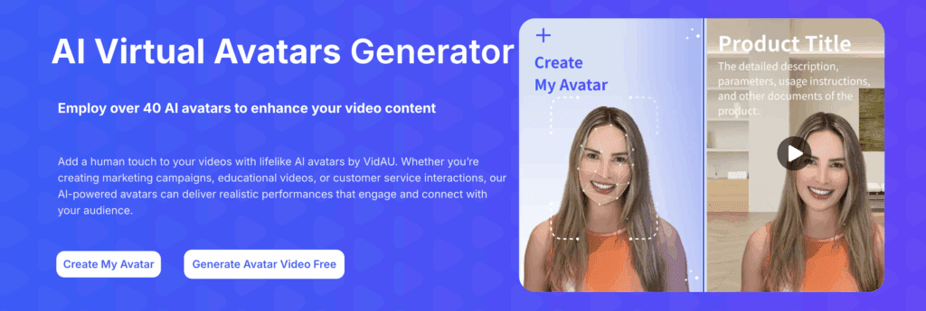 Vidau Avatar tool – VidAU.ai vidau ai avatar tool