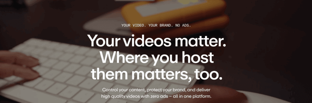 Vimeo homepage