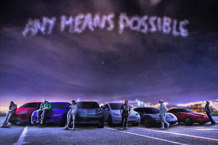 image – VidAU.ai AMP Crew posing with cars