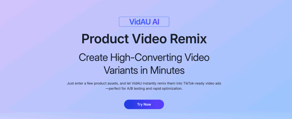 image – VidAU.ai VidAU Product Remix