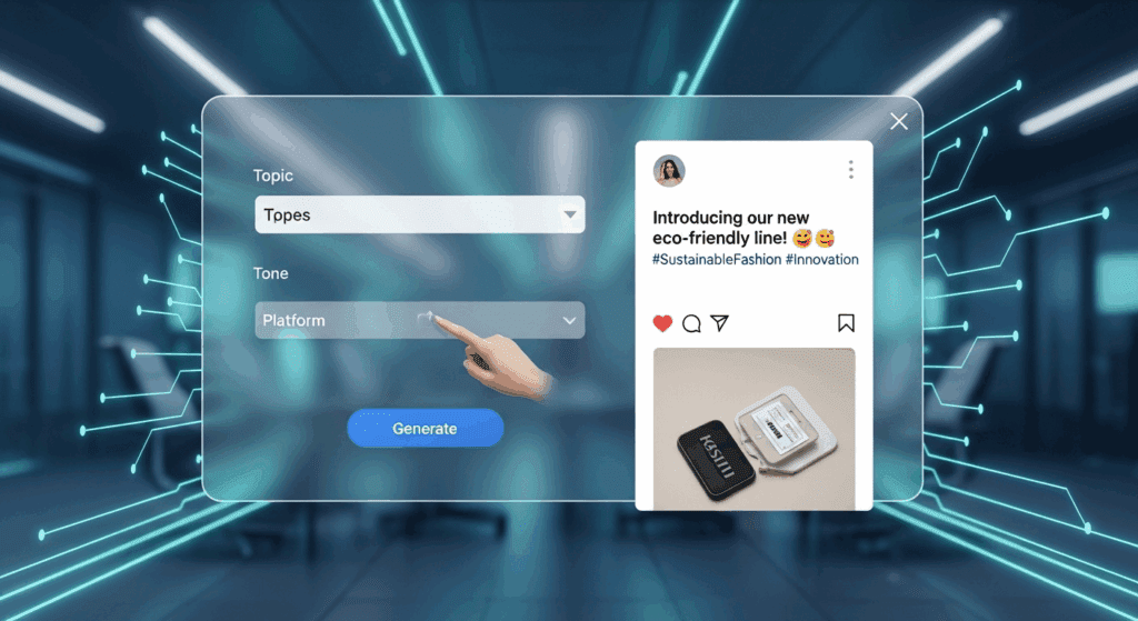 best ai social media post generator