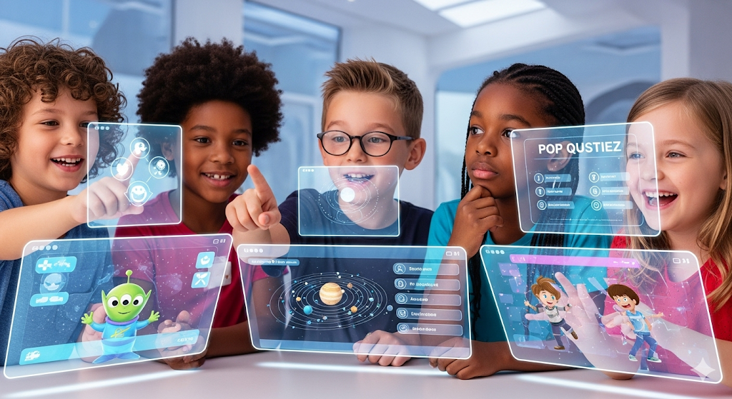 generation alpha peeps engaging with videos – VidAU.ai Generation Alpha doing what they do best