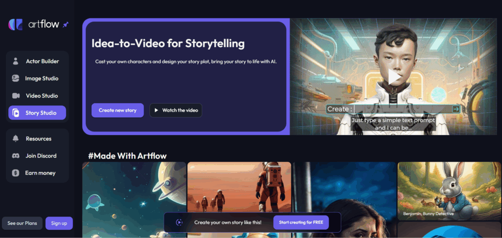 image – VidAU.ai Artflow AI