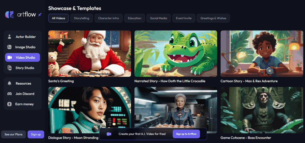 image – VidAU.ai Artflow AI